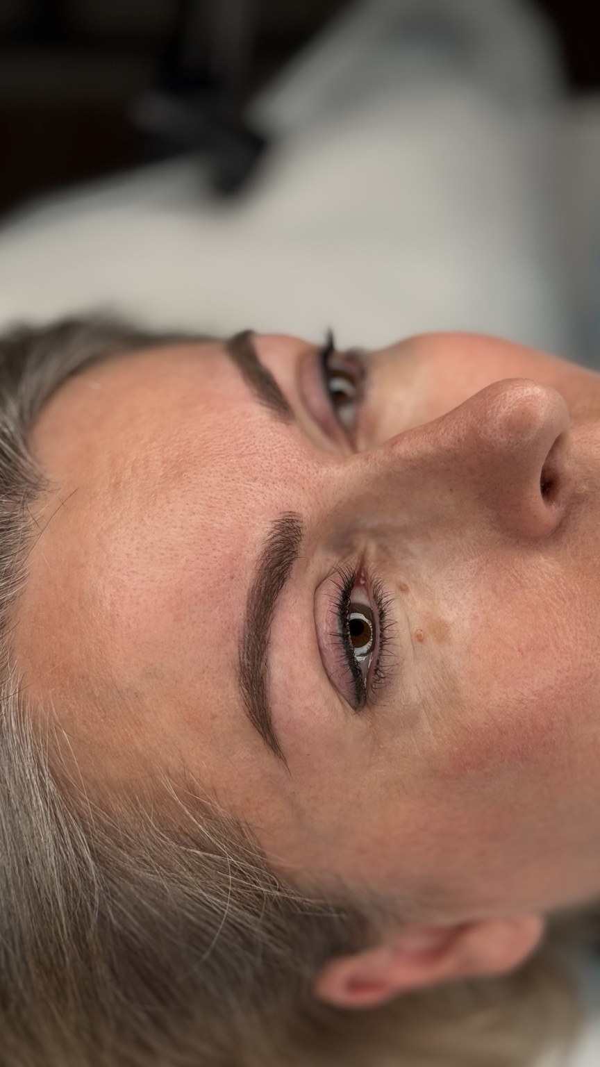 Frische Powder Brows direkt nach der Behandlung